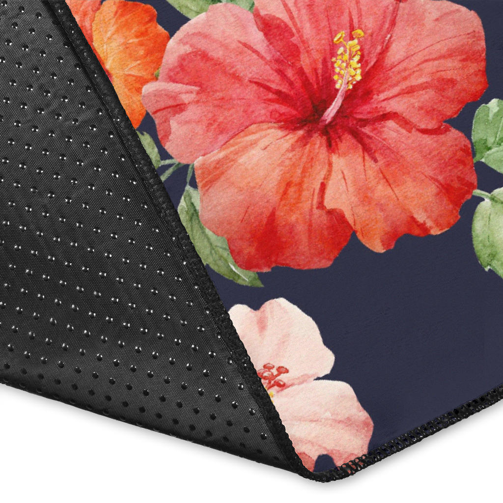 Tropical Flower Pattern Print Design TF020 Area Rugs