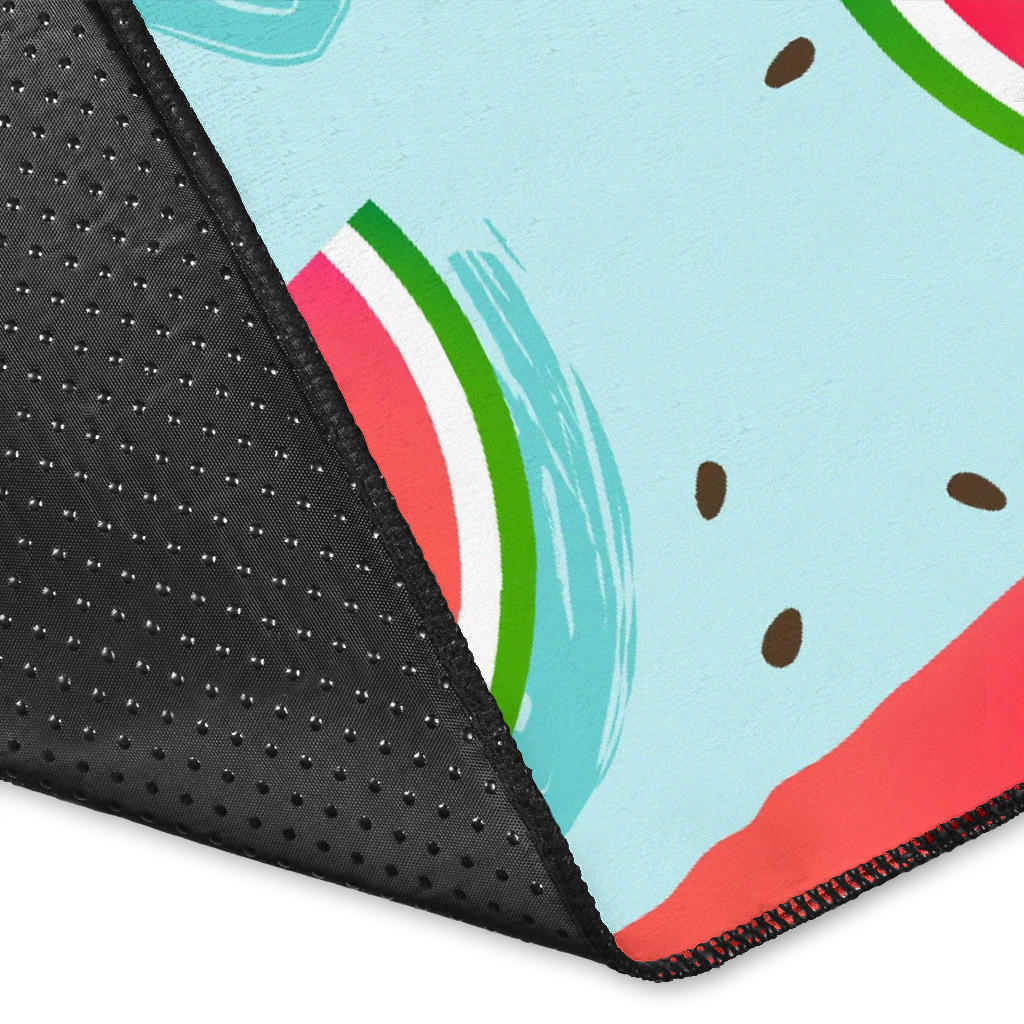 Watermelon Pattern Print Design WM03 Area Rugs
