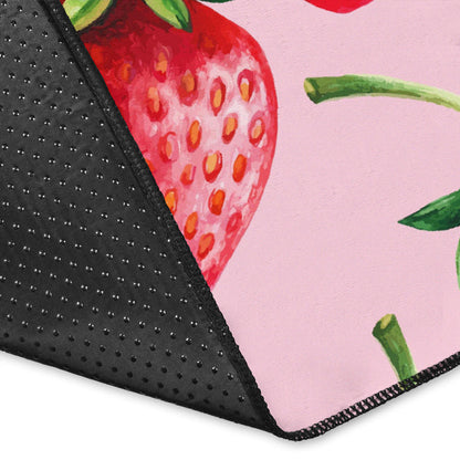 Strawberry Pattern Print Design SB03 Area Rugs