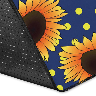 Sunflower Pattern Print Design SF03 Area Rugs