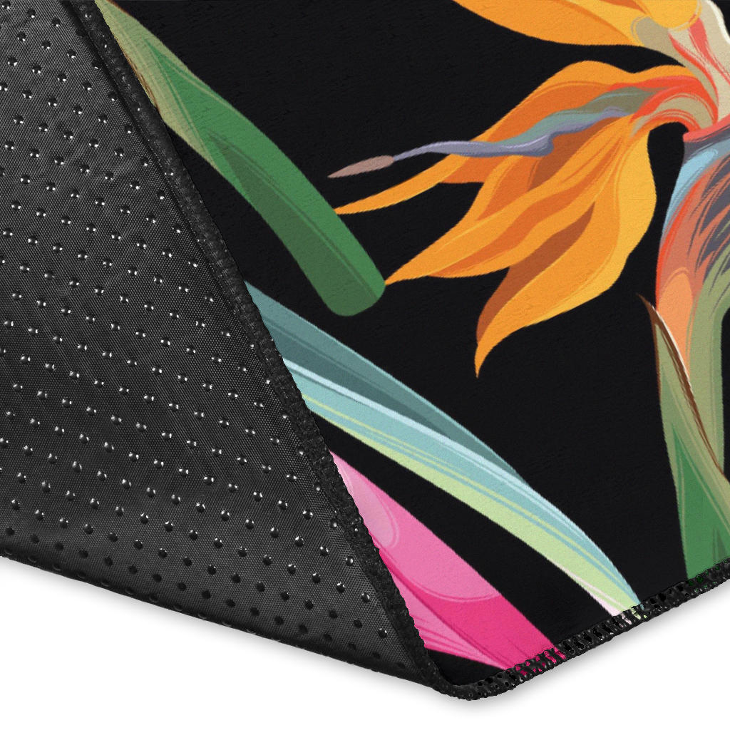 Tropical Flower Pattern Print Design TF017 Area Rugs