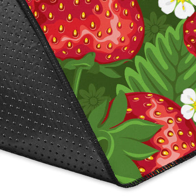 Strawberry Pattern Print Design SB05 Area Rugs