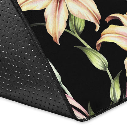 Lily Pattern Print Design LY05 Area Rugs