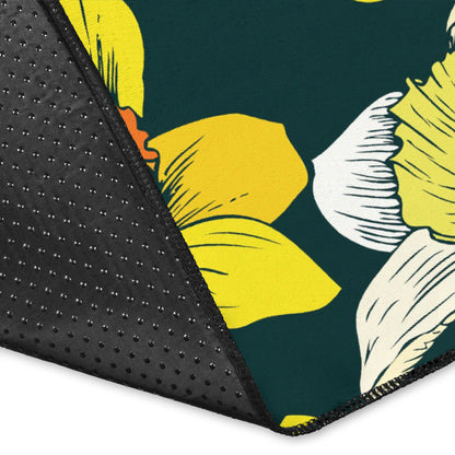 Daffodils Pattern Print Design DF02 Area Rugs