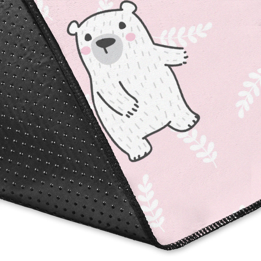 Polar Bear Pattern Print Design PB09 Area Rugs