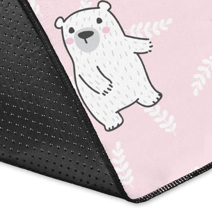Polar Bear Pattern Print Design PB09 Area Rugs