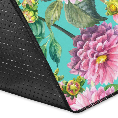 Dahlia Pattern Print Design DH07 Area Rugs