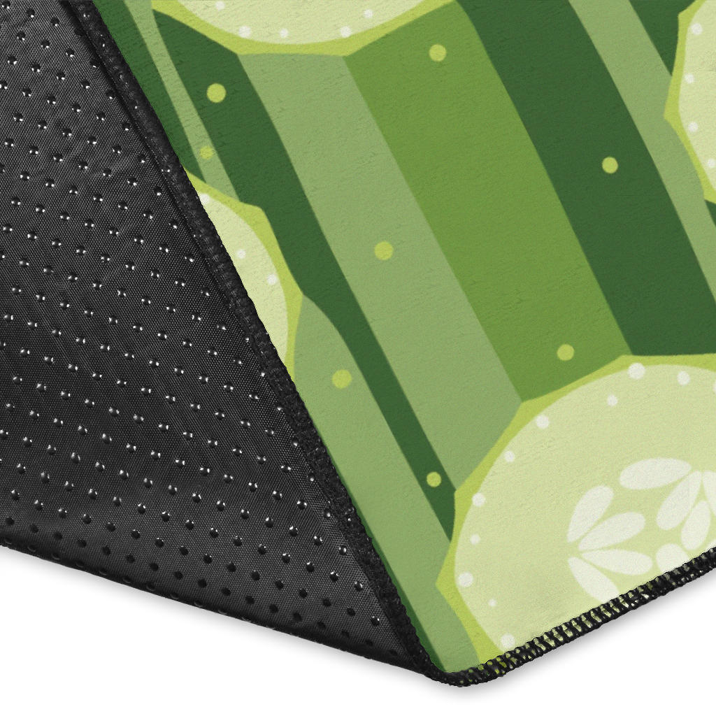 Cucumber Pattern Print Design CC03 Area Rugs