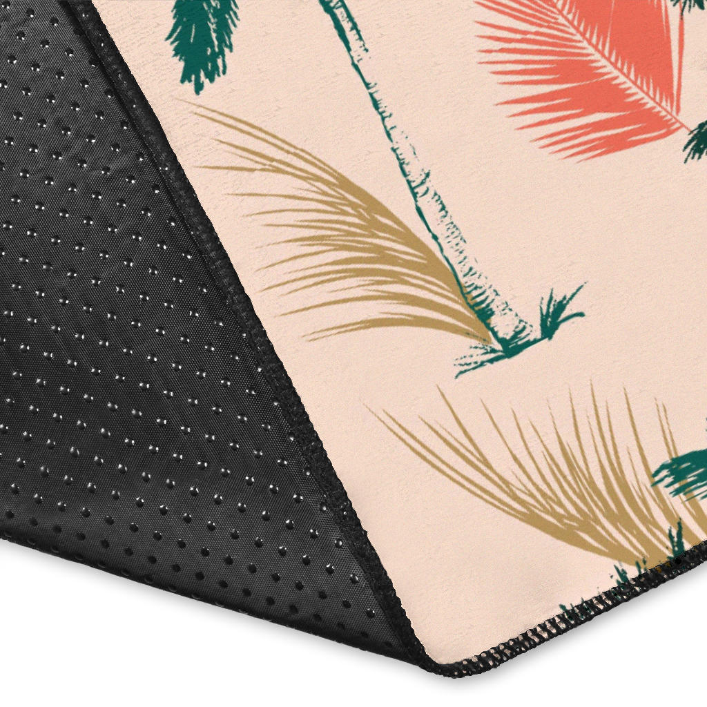 Palm Tree Pattern Print Design PT014 Area Rugs