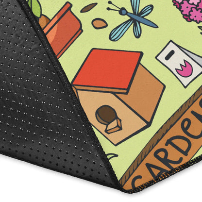 Gardening Pattern Print Design G02 Area Rugs