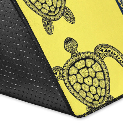 Polynesian Turtle Hawaiian Design Print Area Rugs