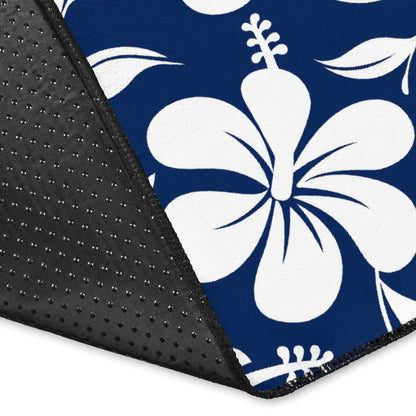 Hibiscus Pattern Print Design HB031 Area Rugs