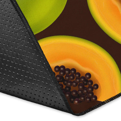 Papaya Pattern Print Design PP04 Area Rugs