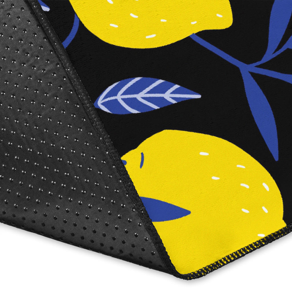 Lemon Pattern Print Design LM01 Area Rugs
