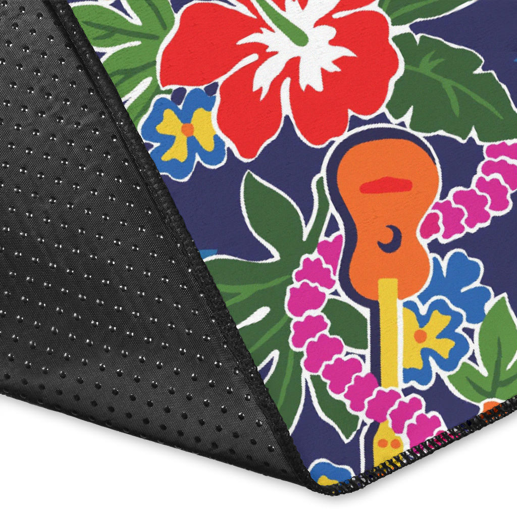 Hawaiian Themed Pattern Print Design H04 Area Rugs