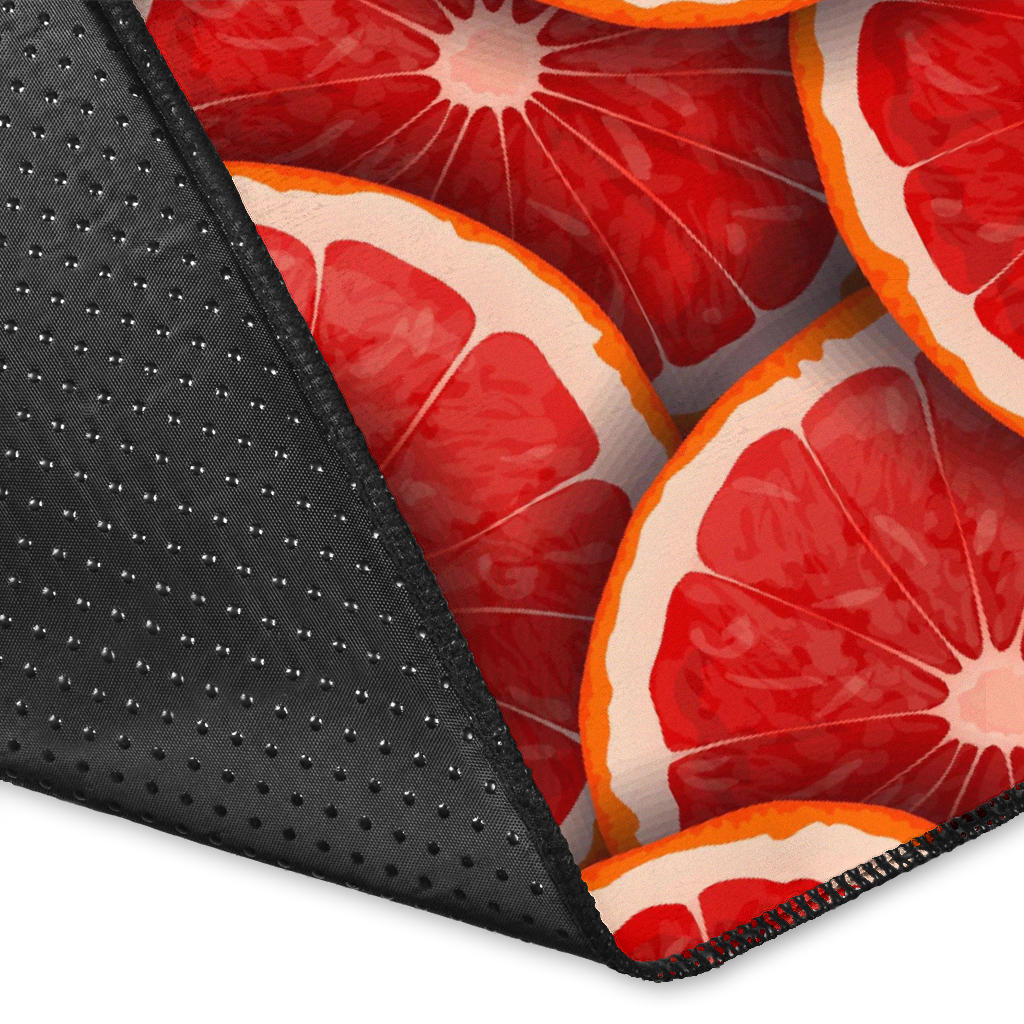 Grapefruit Pattern Print Design GF05 Area Rugs