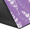 Lavender Pattern Print Design LV08 Area Rugs