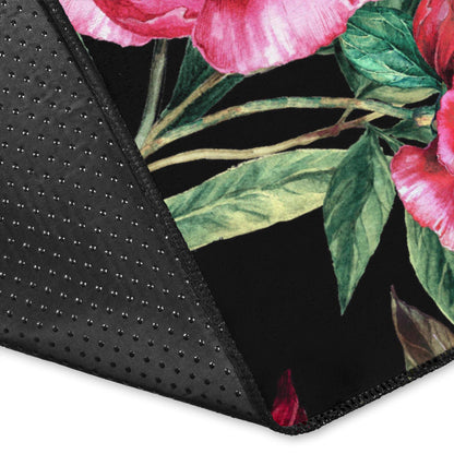 Peony Pattern Print Design PE04 Area Rugs
