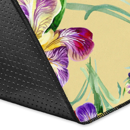 Iris Pattern Print Design IR06 Area Rugs