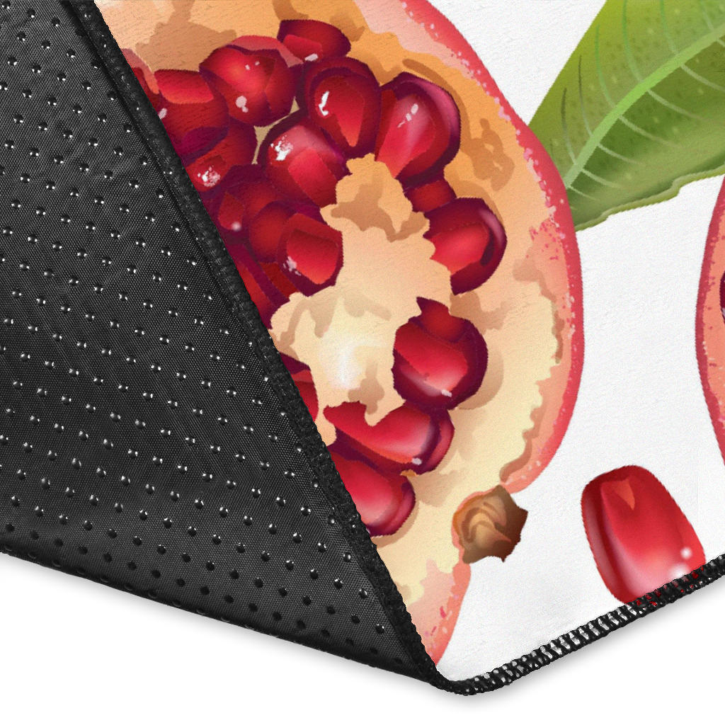 Pomegranate Pattern Print Design PG03 Area Rugs