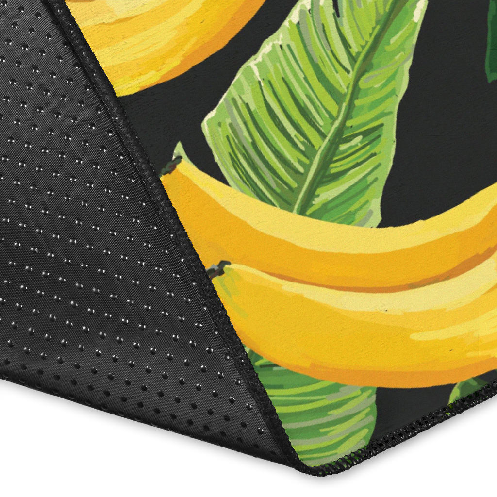 Banana Pattern Print Design BA01 Area Rugs