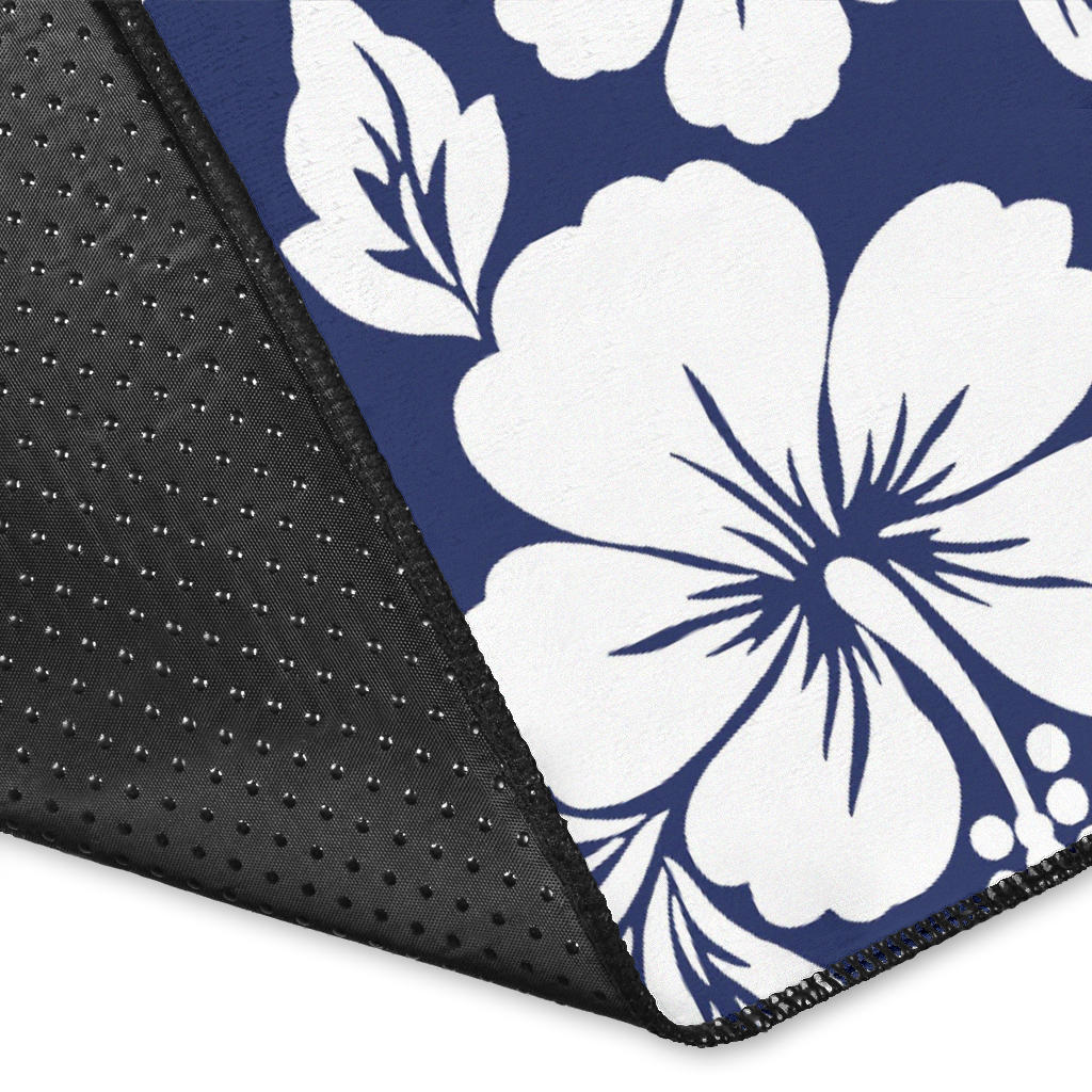Hibiscus Pattern Print Design HB012 Area Rugs