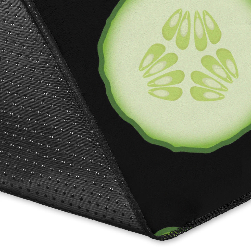 Cucumber Pattern Print Design CC02 Area Rugs