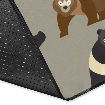 Bear Pattern Print Design BE03 Area Rugs