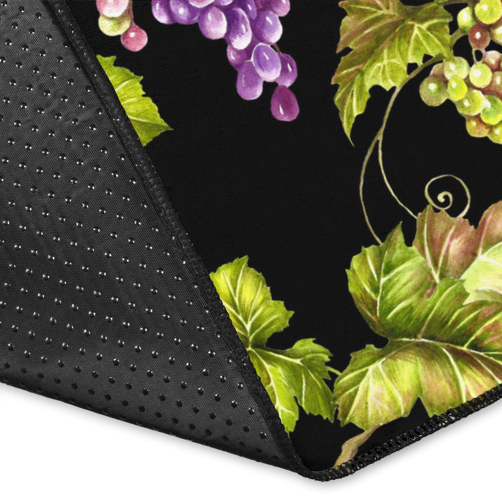 Grape Pattern Print Design GP04 Area Rugs