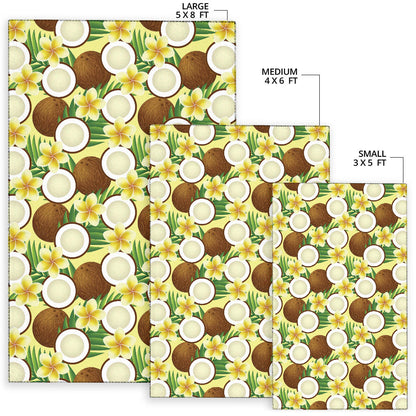 Coconut Pattern Print Design CN02 Area Rugs