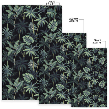 Rainforest Pattern Print Design RF02 Area Rugs