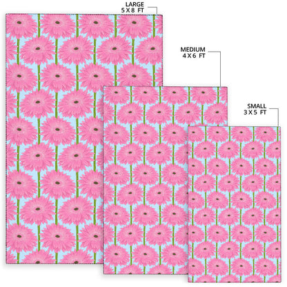 Gerberas Pattern Print Design GB01 Area Rugs