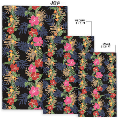 Hawaiian Themed Pattern Print Design H011 Area Rugs