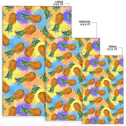 Pineapple Pattern Print Design PP09 Area Rugs