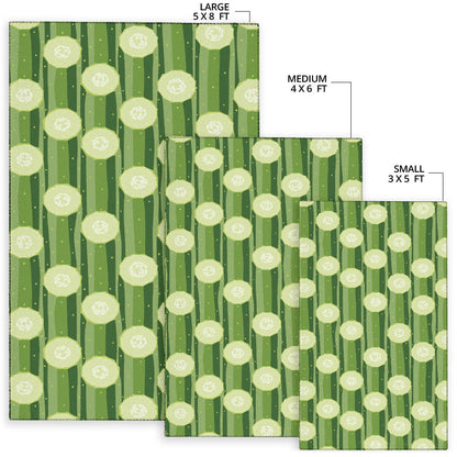 Cucumber Pattern Print Design CC03 Area Rugs