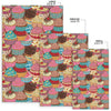 Cupcake Pattern Print Design CP01 Area Rugs