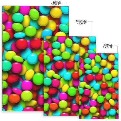 Candy Pattern Print Design CA03 Area Rugs