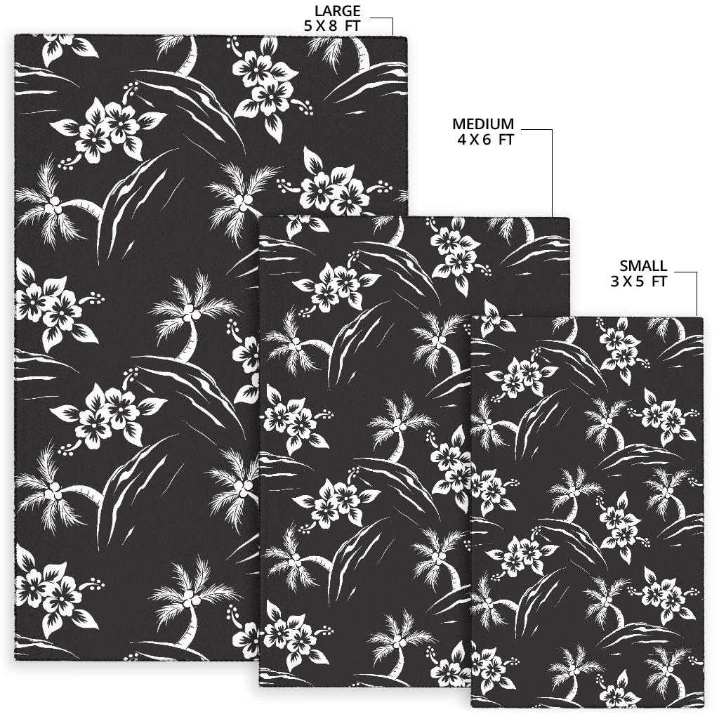 Palm Tree Pattern Print Design PT02 Area Rugs