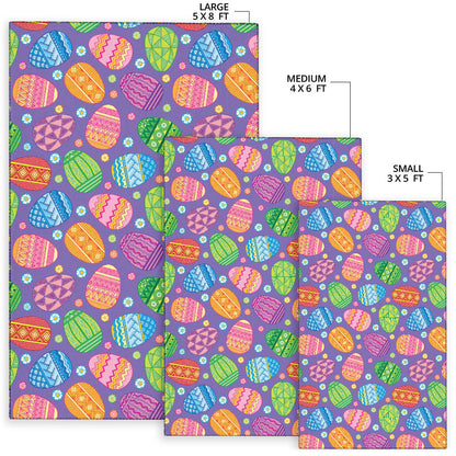Easter Eggs Pattern Print Design RB010 Area Rugs