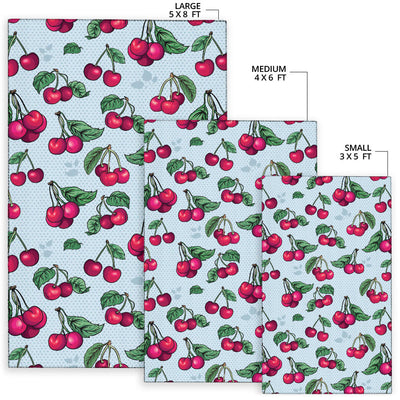 Cherry Pattern Print Design CH01 Area Rugs