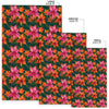 Amaryllis Pattern Print Design AL01 Area Rugs