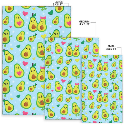 Avocado Pattern Print Design AC09 Area Rugs