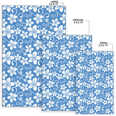 Hibiscus Pattern Print Design HB09 Area Rugs