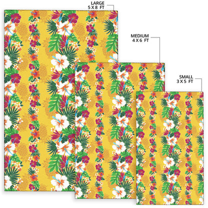 Hawaiian Themed Pattern Print Design H09 Area Rugs