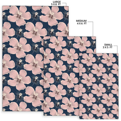 Plumeria Pattern Print Design PM018 Area Rugs