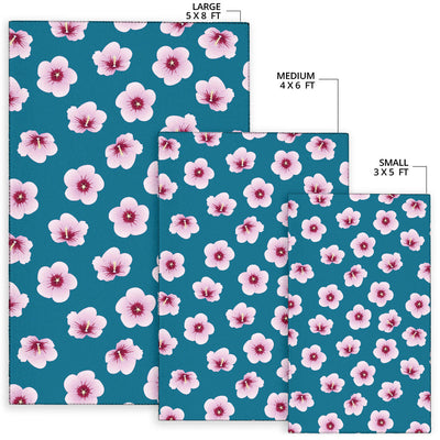 Cherry Blossom Pattern Print Design CB08 Area Rugs