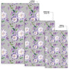 Lilac Pattern Print Design LI07 Area Rugs