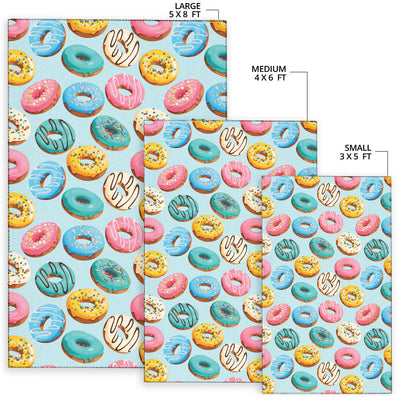 Donut Pattern Print Design DN05 Area Rugs