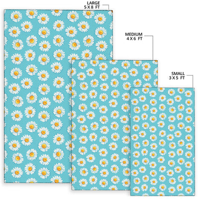 Daisy Pattern Print Design DS03 Area Rugs