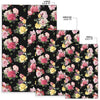 Rose Pattern Print Design RO010 Area Rugs